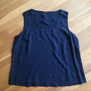 Citron Santa Monica Sz 0X Navy Tank Textured
